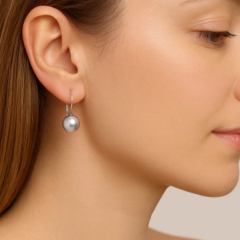 Stříbrný komplet s perlou a zirkony Teagan