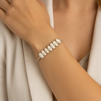 Náramek White Harmony – přírodní perleť v elegantním designu