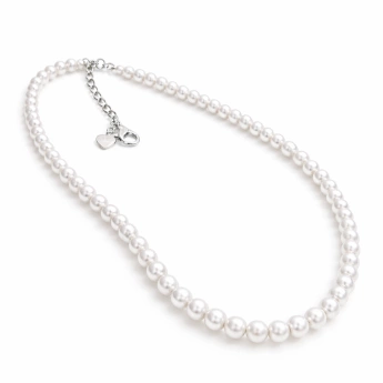 Náhrdelník říční perly bílé Pearl