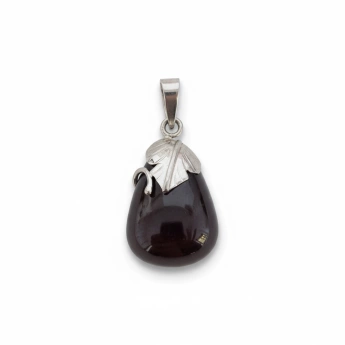 Stříbrný přívěsek jantar kapka Mirabell