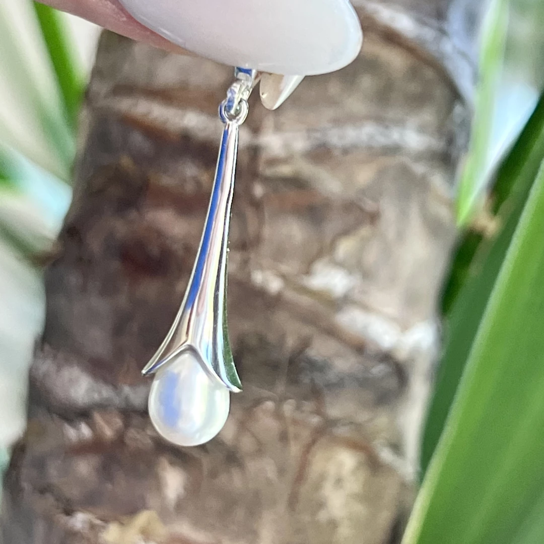 Přívěsek perla bílá přírodní Lolilie