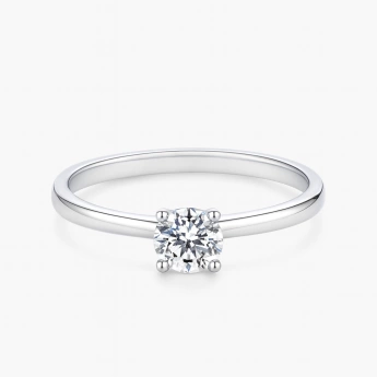 Stříbrný prsten s třpytivým zirkonkem Mirage