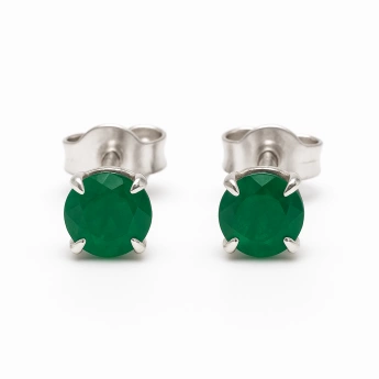Náušnice smaragd Smrusa