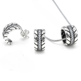 Stříbrná souprava se zirkony Alaric