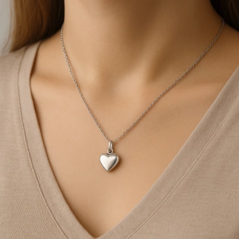 Otevírací medailonek srdce Otylia