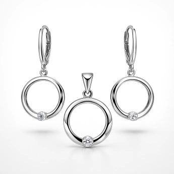 Stříbrná souprava se zirkony Mariel