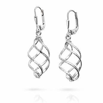 Stříbrné náušnice vlnka Lizi