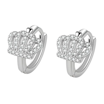 Stříbrné náušnice korunky Marianne