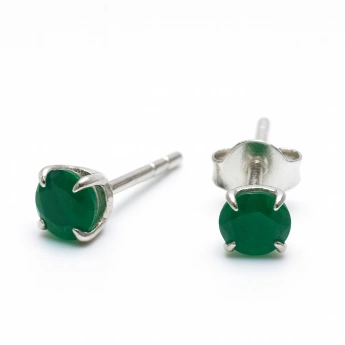 Náušnice smaragd Smrusa
