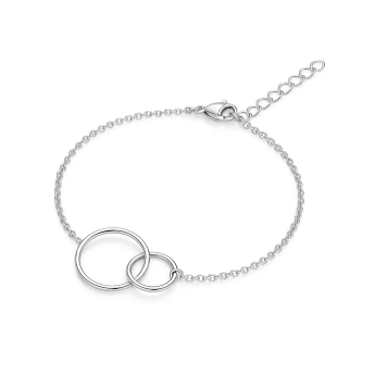 Stříbrný kruhový náramek Kuky