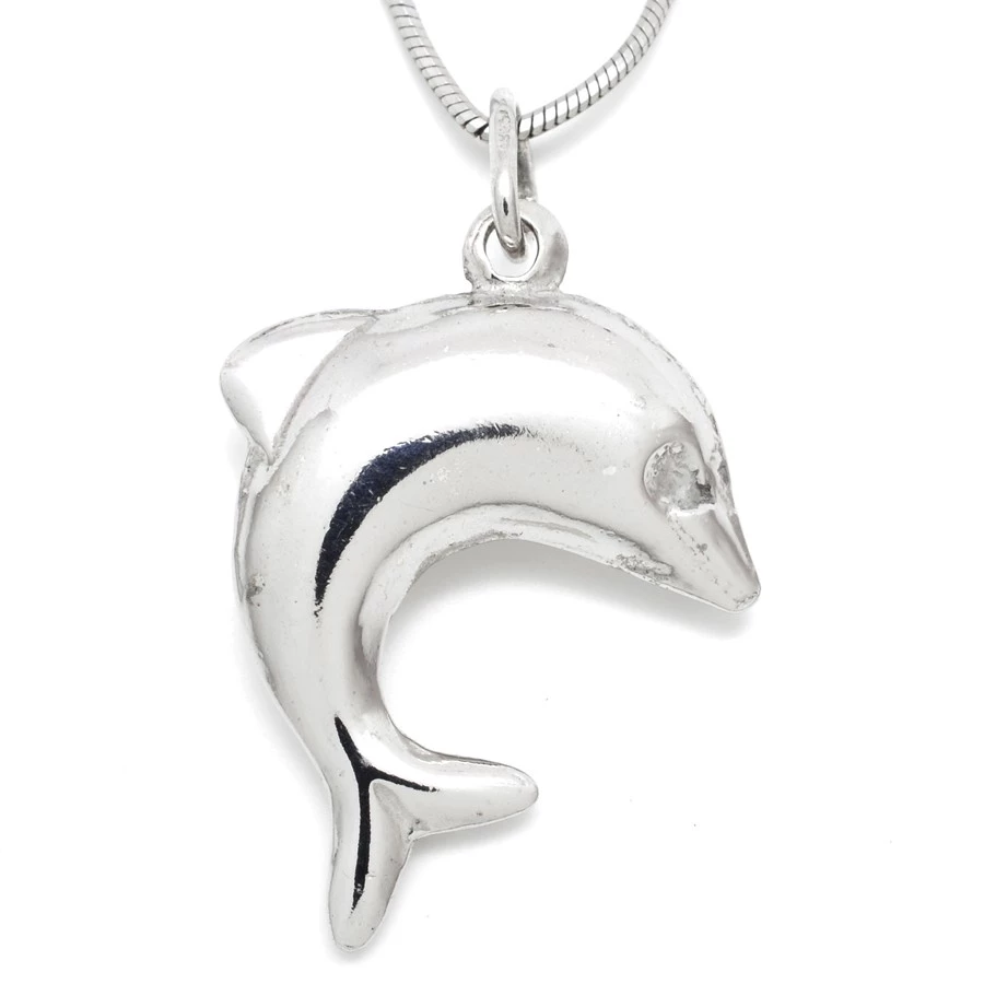 Stříbrný přívěsek delfín