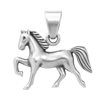 Stříbrný přívěsek kůň Elvis
