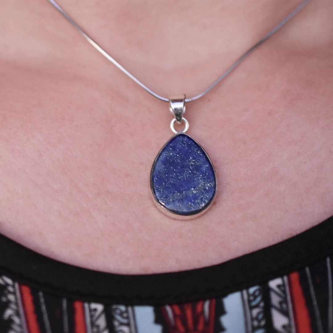 Přívěsek Lapis Lazuli ve tvaru kapky