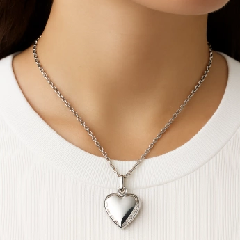 Otevírací medailonek srdíčko Selena