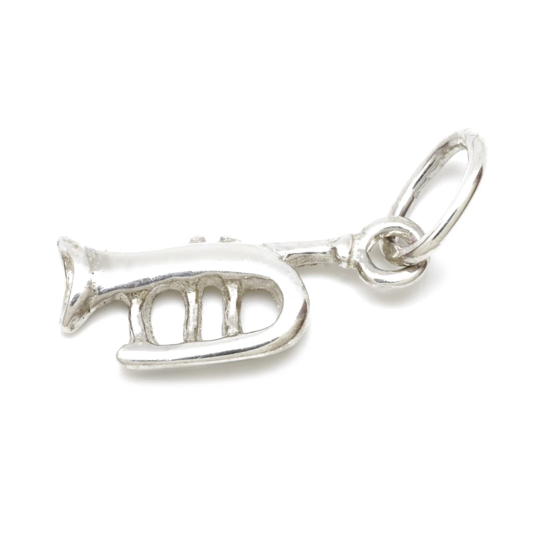 Stříbrný přívěsek - trubka/trumpeta