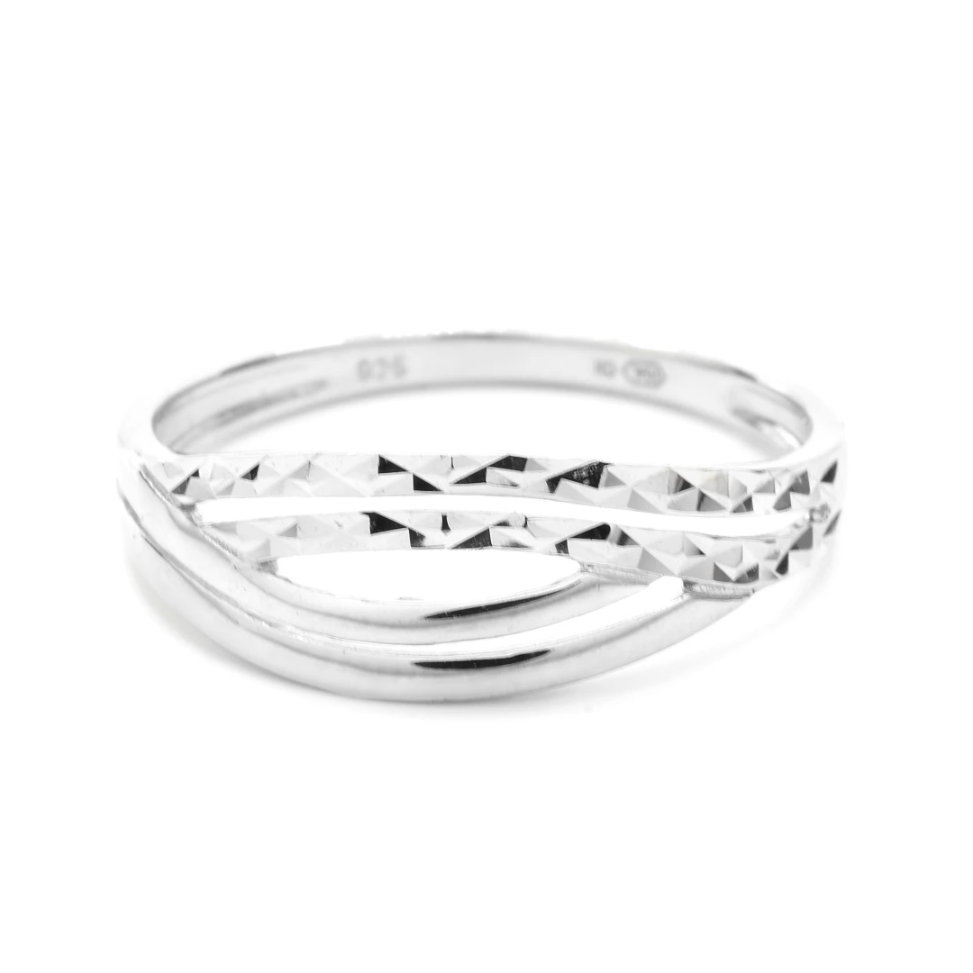 Jemný stříbrný prsten Dell