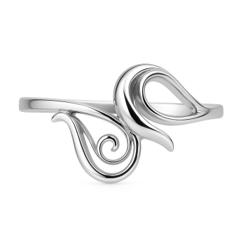 Stříbrný prsten vlnky Grace
