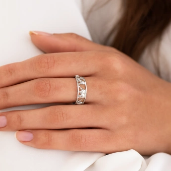 Stříbrný prsten slon Elefant