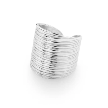 Stříbrný nastavitelný prsten LINEA