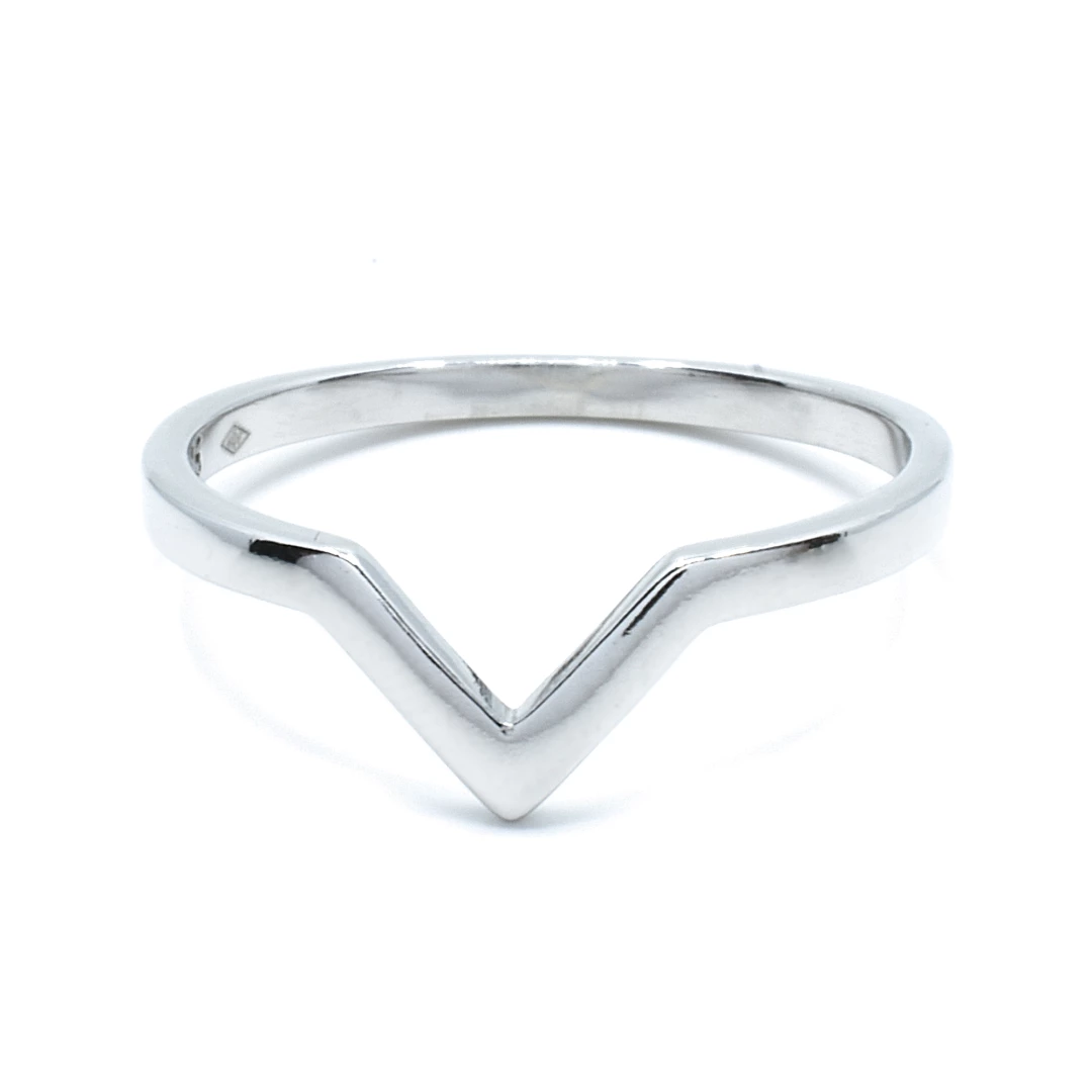 Stříbrný prsten vlnky