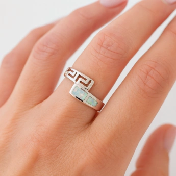 Prstýnek opál Roma