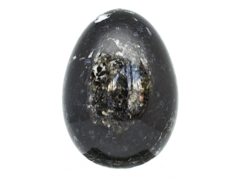 Vejce  černý onyx 5 x 7 cm