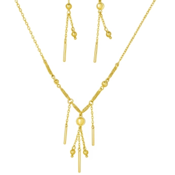 Bižuterní souprava zlacená Valore