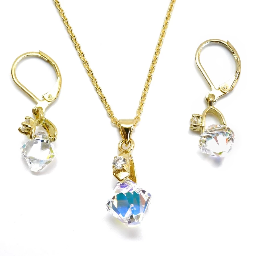 Ocelová souprava zlacená