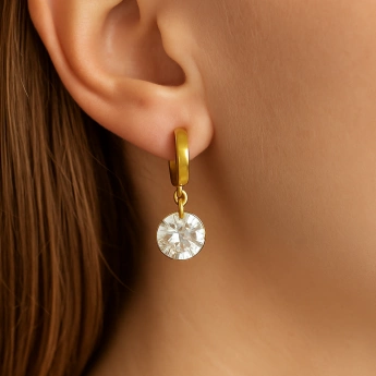 Náušnice z chirurgické oceli Beth