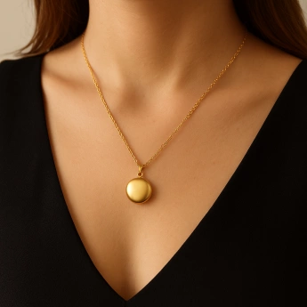 Ocelový náhrdelník kulička - dvě varianty