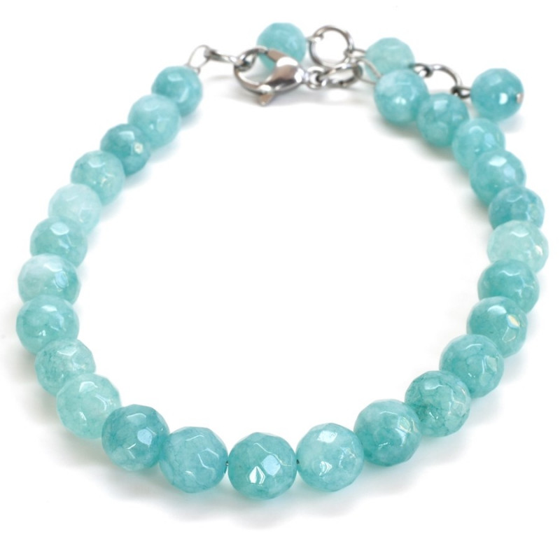 Náramek - akvamarín