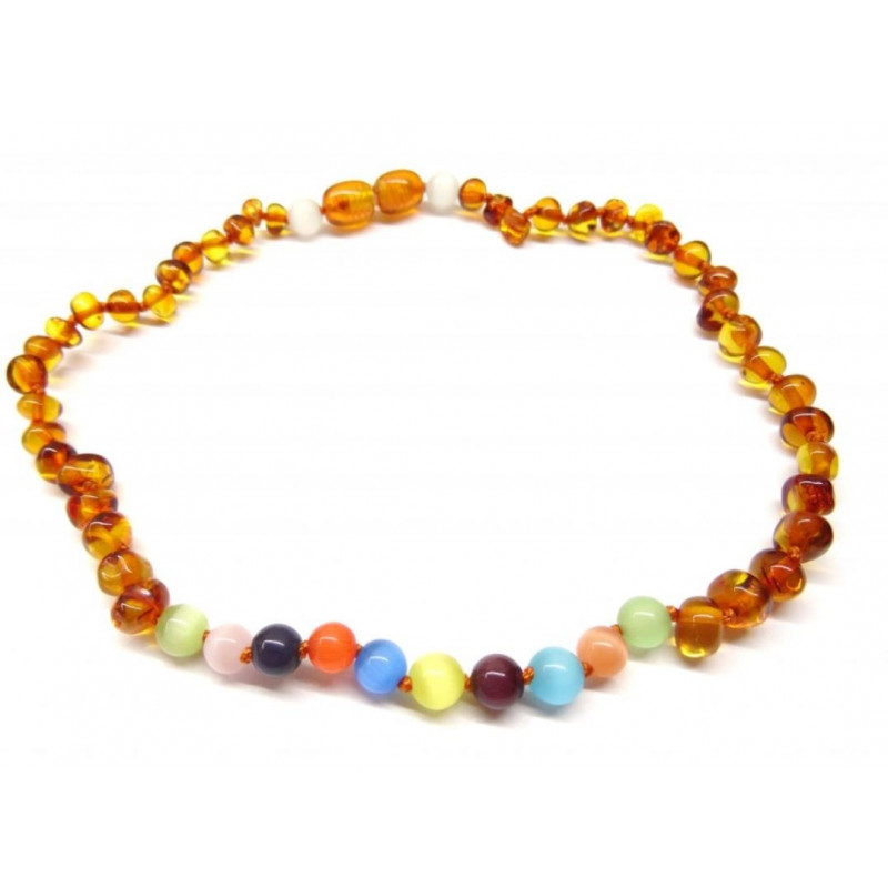 Jantarové korálky pro miminka