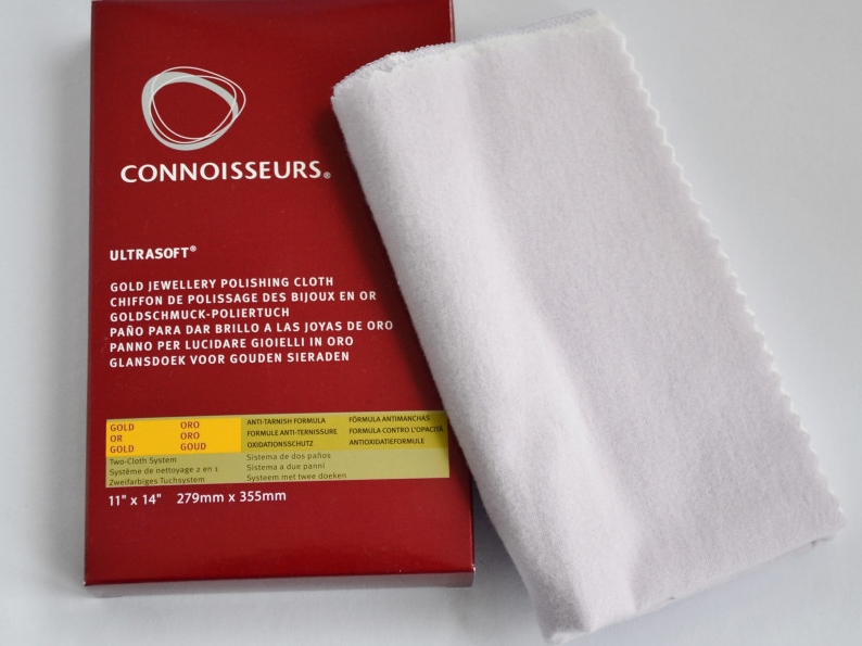 Čistící hadřík na zlaté šperky