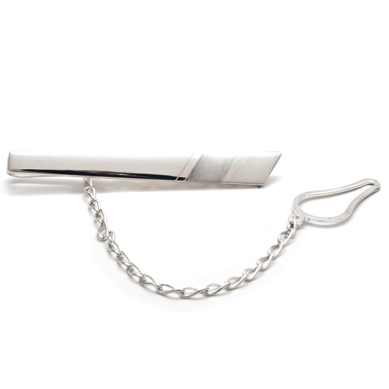 Stříbrná spona na kravatu