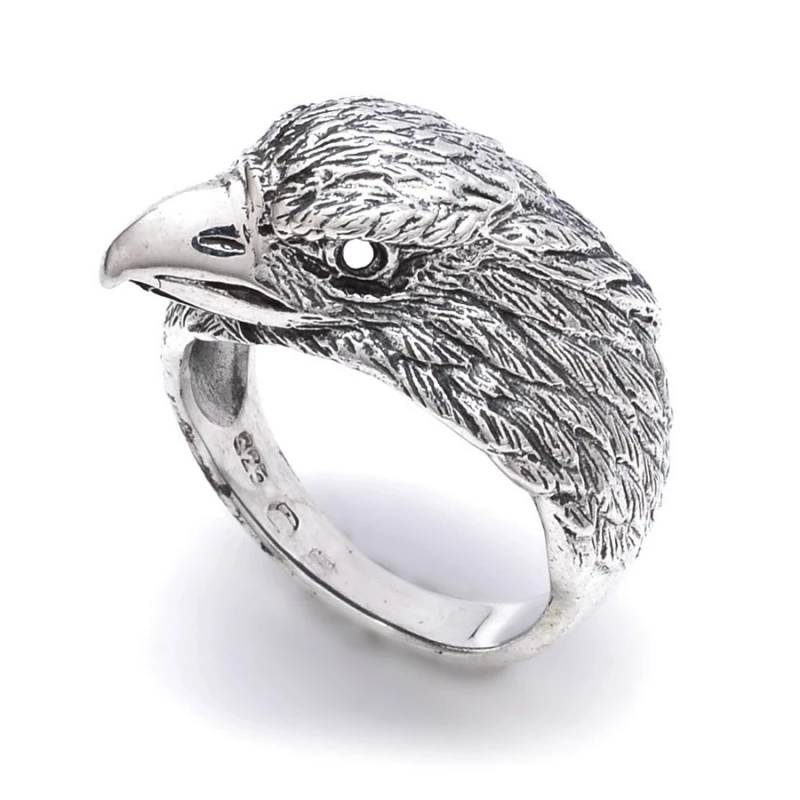 Pánský stříbrný prsten orel