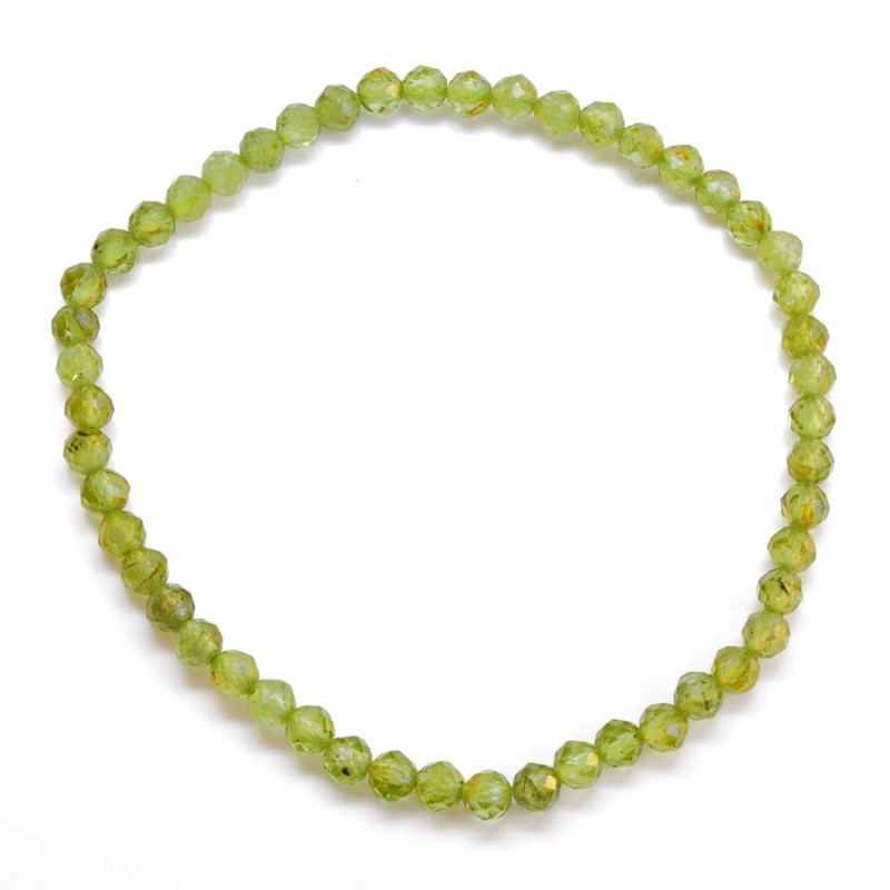 Zelený náramek olivín