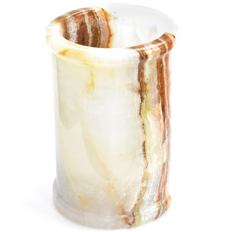 Tužkovník, stojan na tužky z onyxu