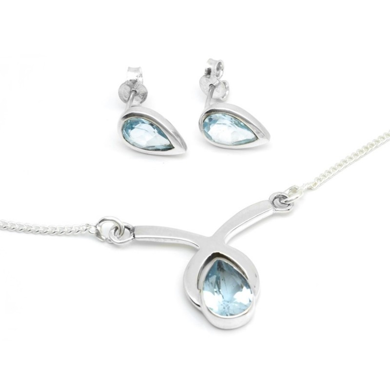 souprava modrý topaz