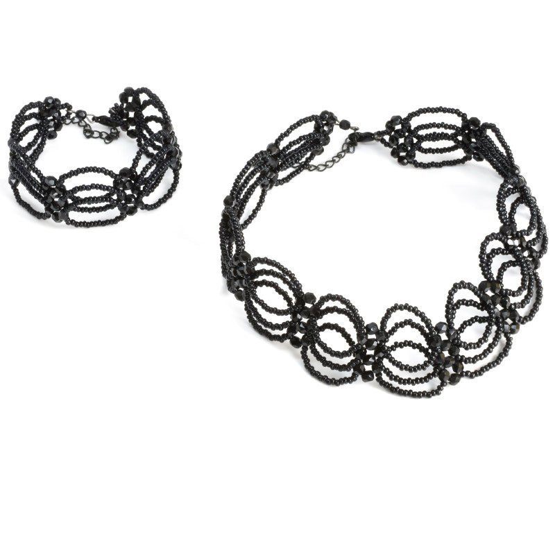 Choker, dámský obojkový náhrdelník