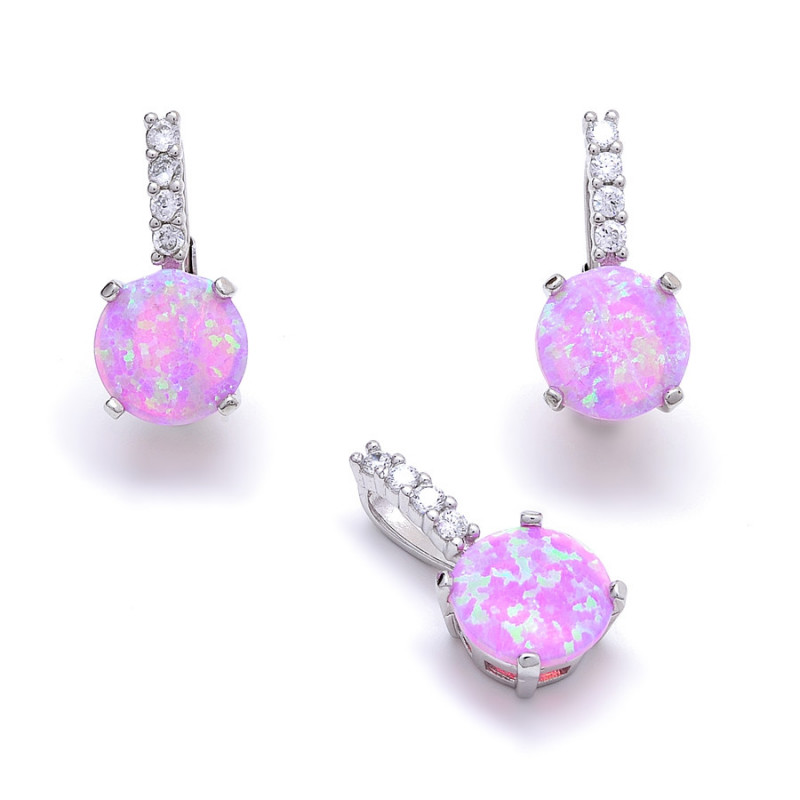 Souprava - růžový opál