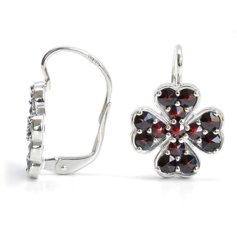 Náušnice čtyřlístek