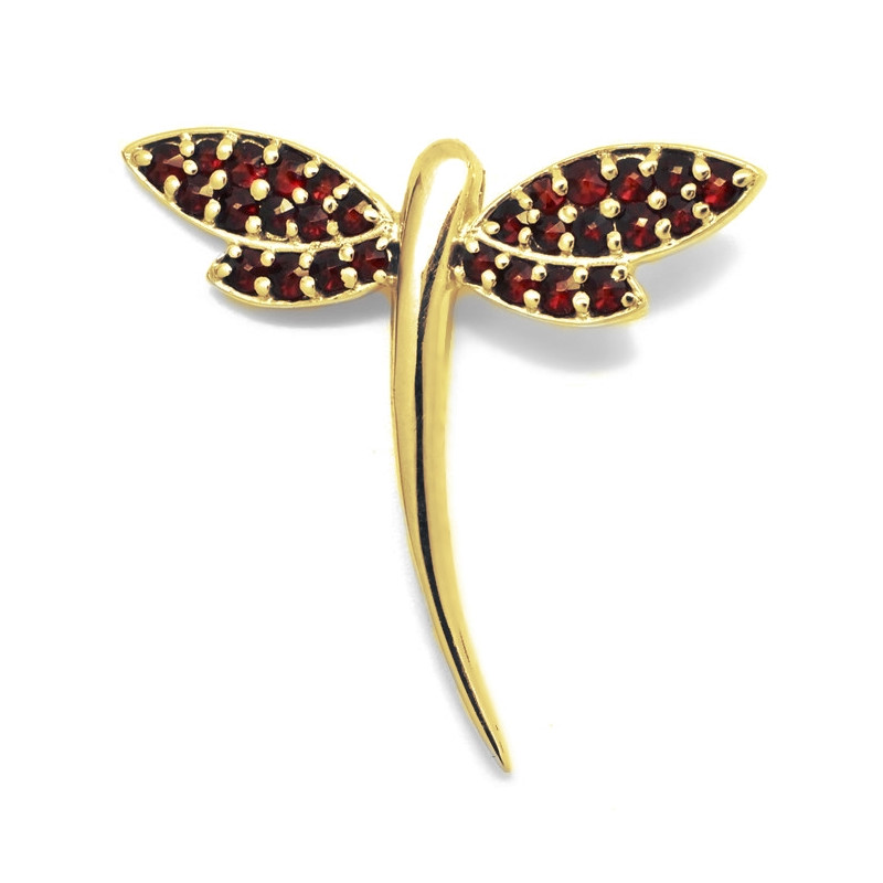 Zlatý přívěsek vážka