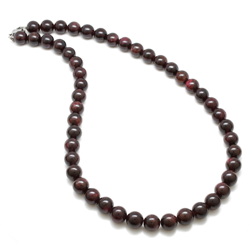 Náhrdelník s rudými granáty